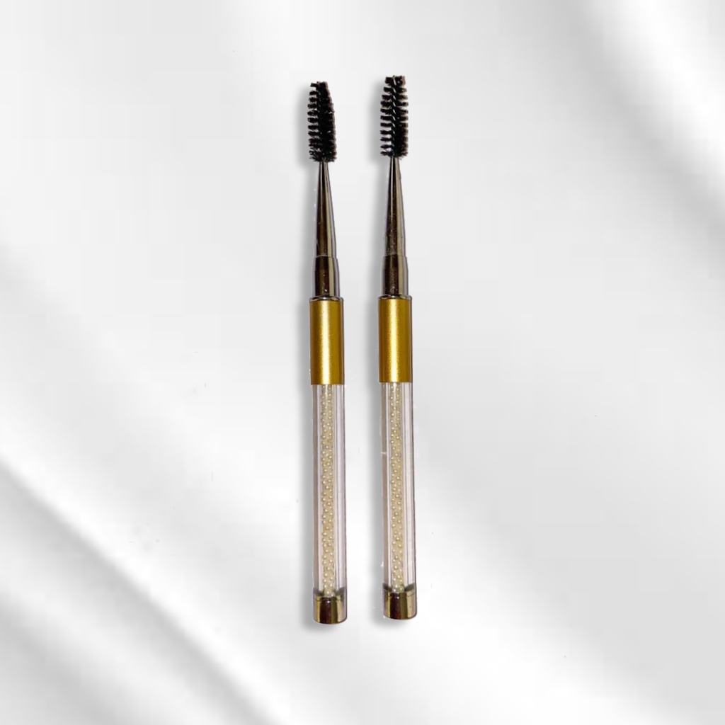 Gold Eyelash Spoolie Brush