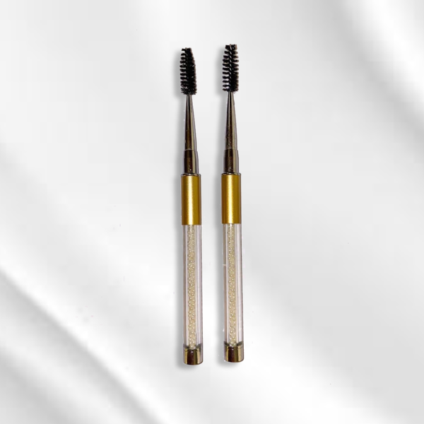 Gold Eyelash Spoolie Brush